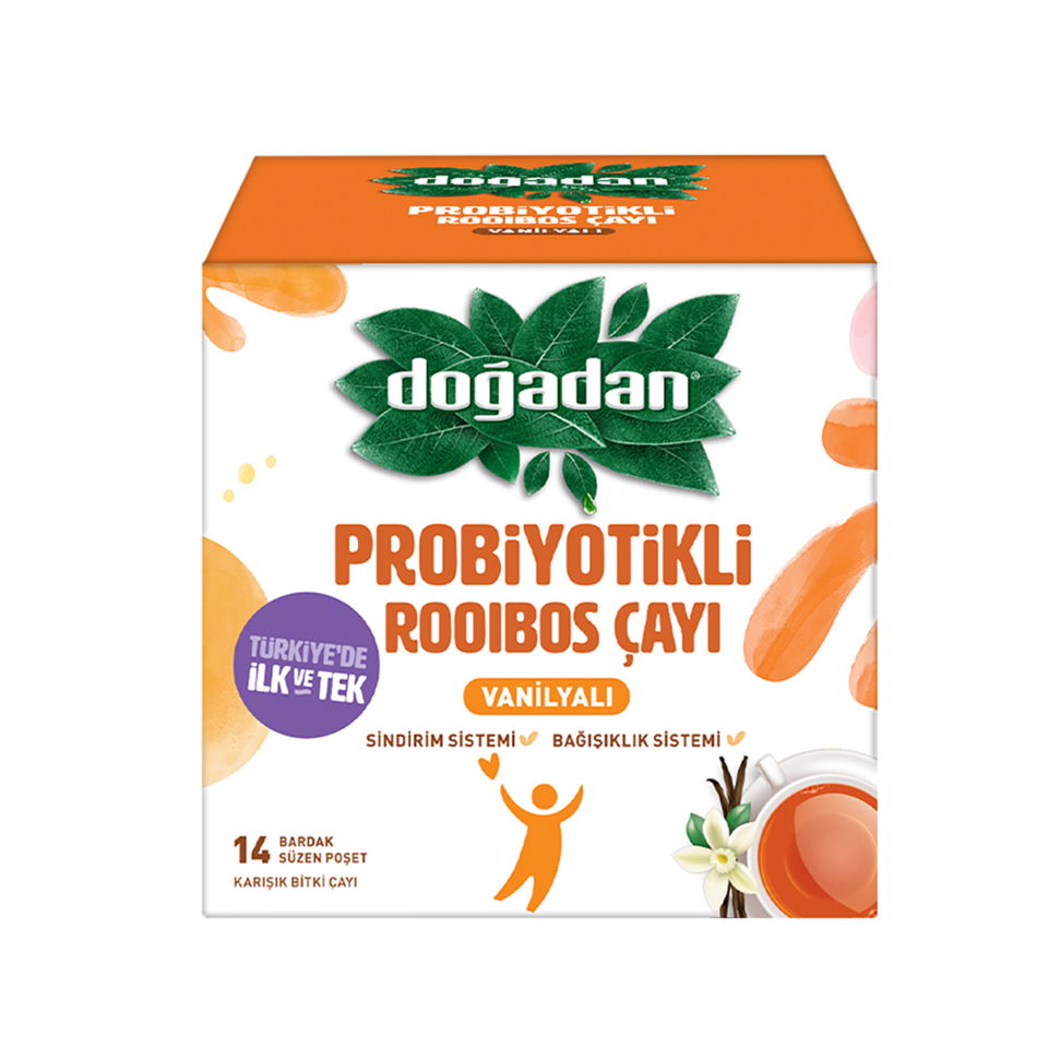 DOĞADAN PROBİYOTİK ÇAY ROOİBOS VANİLYA (14 lü)